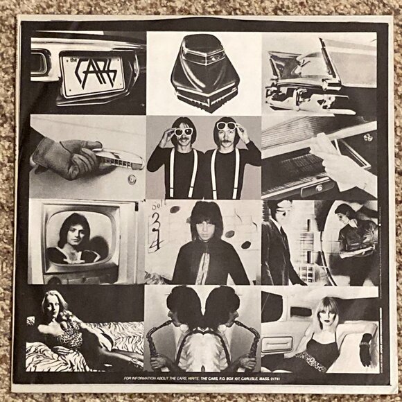 1978 The Cars Self Titled Debut Vinyl Record Album - Picture 3 of 7